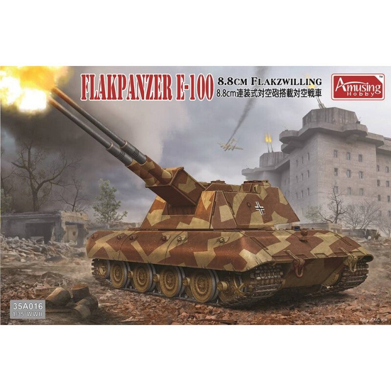 8.8cm Flakzwilling Flakpanzer E-100 Amusing Hobby  Nr. 35A016  1:35