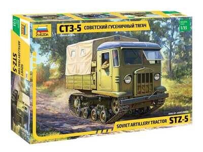 STZ-5 Soviet tracked tractor Zvezda  Nr. 3663  1:35 neu