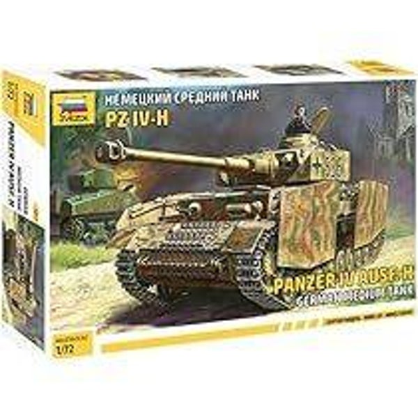 Pz.Kpfw.IV Ausf.H German Medium Tank Zvezda Nr. 5017 1:72