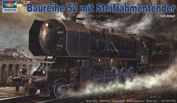 Baureihe 52 mit Steifrahmentender Trumpeter  Nr. 00210  1:35