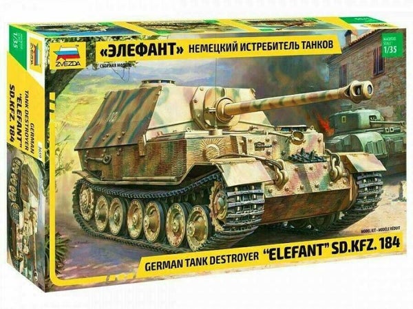 German Tank Destroyer "ELEFANT" Sd.Kfz. 184 Zvezda  Nr. 3659  1:35 neu
