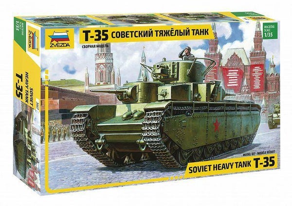 Soviet Heavy Tank T-35 Zvezda  Nr. 3667  1:35 neu