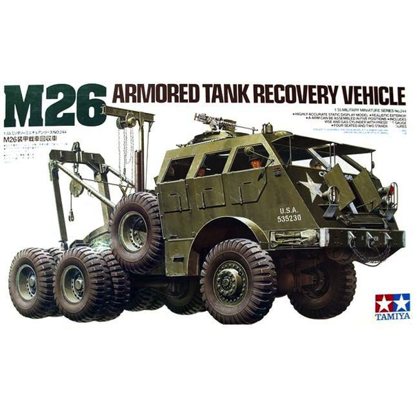 M26 Armored Tank Recovery Vehicle Tamiya Nr. 35244 1:35 neu