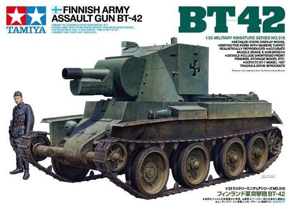 Finnish Army Assault Gun BT-42 Tamiya Nr. 35318 1:35 neu