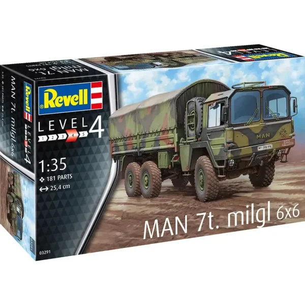 aaa MAN 7t Milgl 6x6 Revell Nr. 03291 1:35