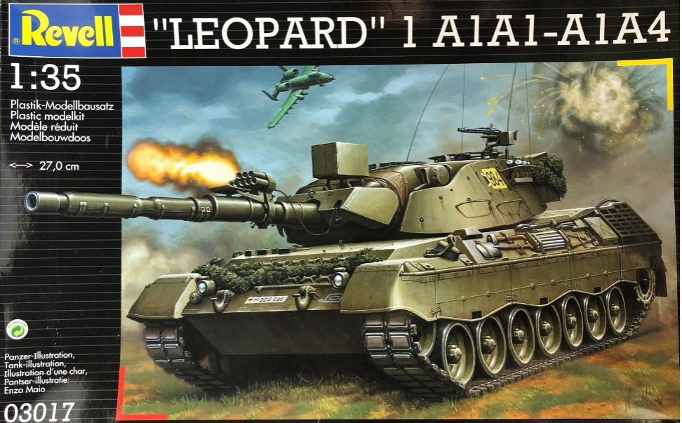 Leopard 1 A1A1-A1A4 Revell  Nr. 03017  1:35
