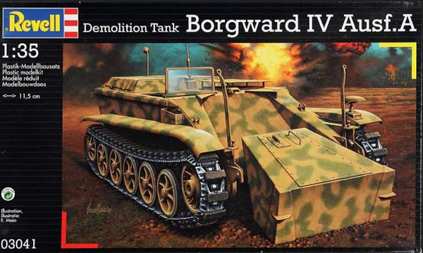 Demolition Tank Borgward IV Ausf. A Revell  Nr. 03041  1:35