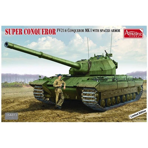 Super Conqueror FV 214 Conqueror Mk I with spaced armour Amusing Hobby  No. 35A013  1:35 neu