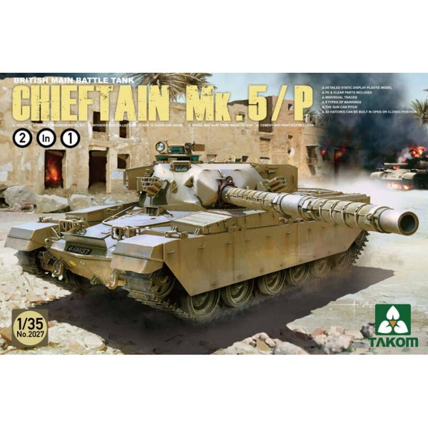 British Main Battle Tank Chieftain Mk.5/P Takom  Nr. 2027  1:35 neu