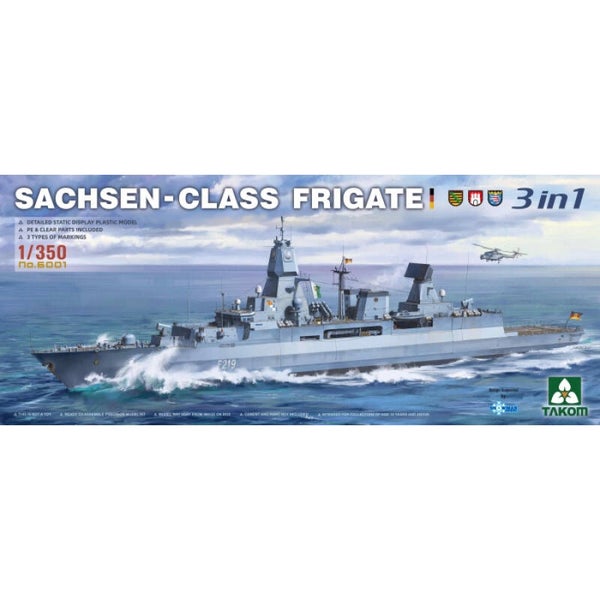 Sachsen-Class Frigate Takom  Nr. 6001  1:350 neu