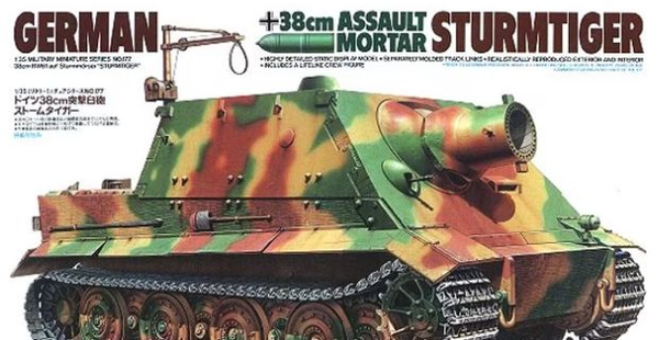 German Sturmtiger 38cm Assault Mortar Tamiya Nr. 35177 1:35 neu +++