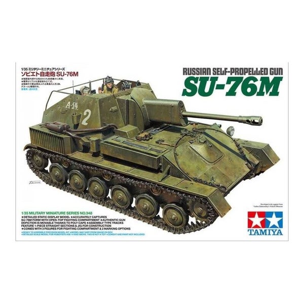 Russian SU-76M Self-Propelled Gun Tamiya Nr. 35348 1:35 neu