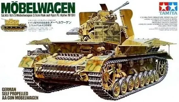 German Flakpanzer IV Möbelwagen Tamiya Nr. 35237 1:35 neu
