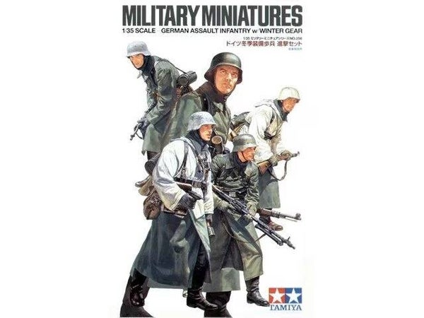 German Assault Infantry with Winter Gear – 5 Figures Tamiya Nr. 35256 1:35 neu +++