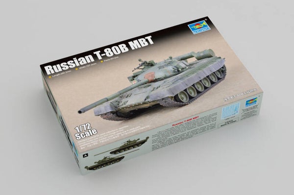 Russian T-80B MBT Trumpeter  Nr. 07144  1:72 neu