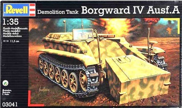aaa Demolition Tank Borgward IV Ausf. A Revell Nr. 03041 1:35
