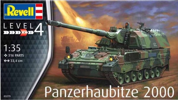 aaa Panzerhaubitze 2000 Revell Nr. 03279 1:35
