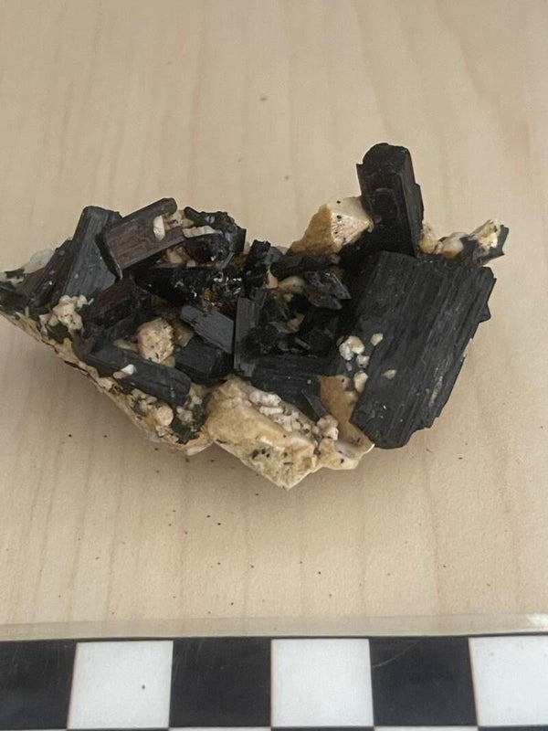 Aegirine met Orthoklaas en Rookkwarts uit Malawi 2