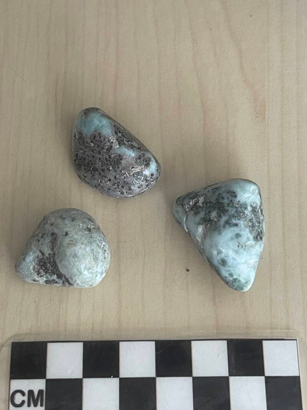 Larimar Trommelstenen met Schade (14-18 gram)