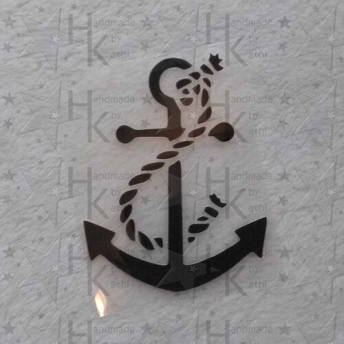 Bügelbild - Anker & Tau (Maritim)