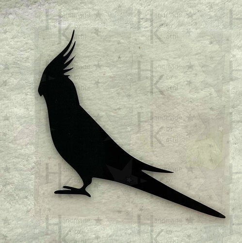 Bügelbild - Sittich / Vogel