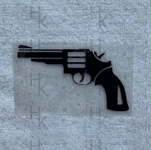 Bügelbild - Revolver