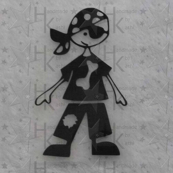 Bügebild - cooler Pirat / Seeräuber