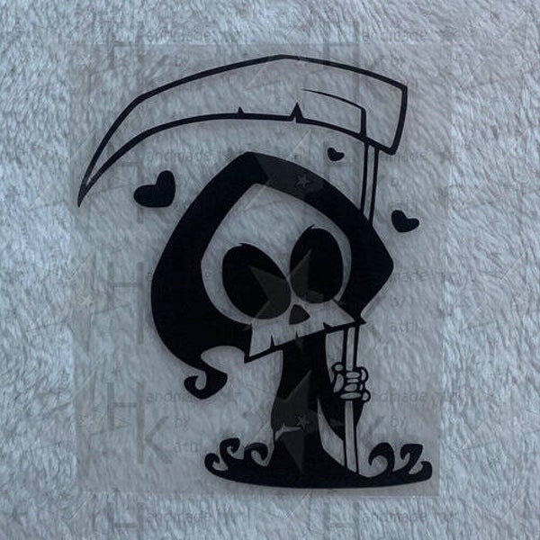 Bügelbild - süßer Sensemann (Halloween)