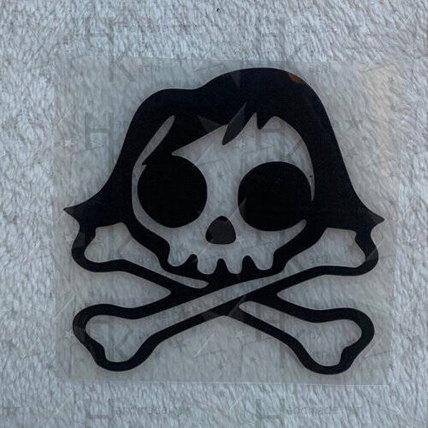 Bügelbild - Cooler Totenkopf