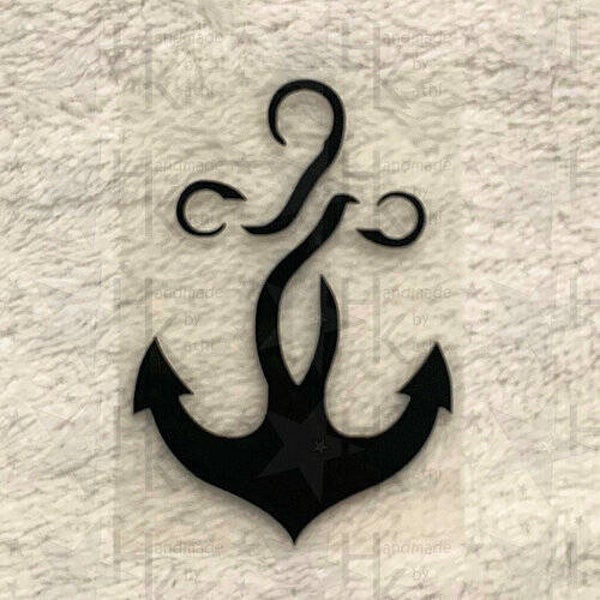 Bügelbild - Anker (Maritim)