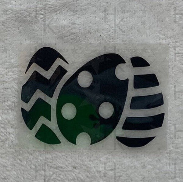 Bügelbild - Drei Ostereier