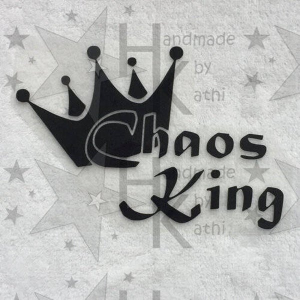 Bügelbild -  Chaos King (König)