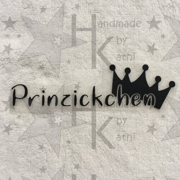 Bügelbild - Prinzickchen (Prinzessin / Zicke)
