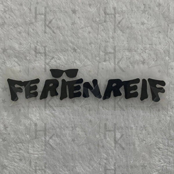 Bügelbild - Ferienreif