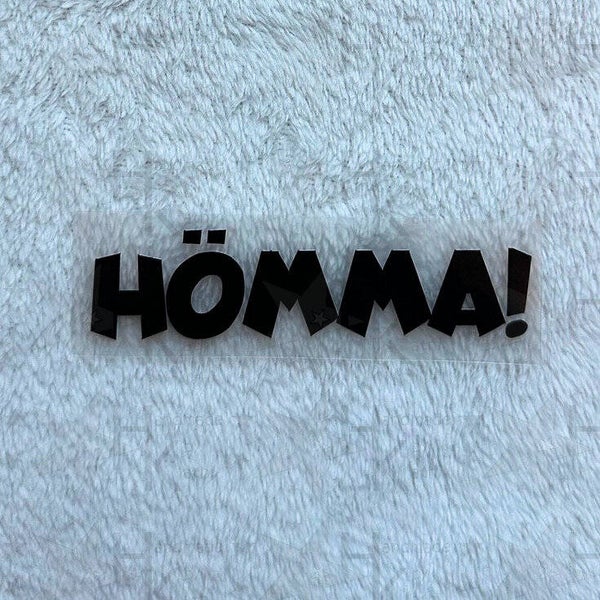 Bügelbild - Hömma ! | Statement | Logo
