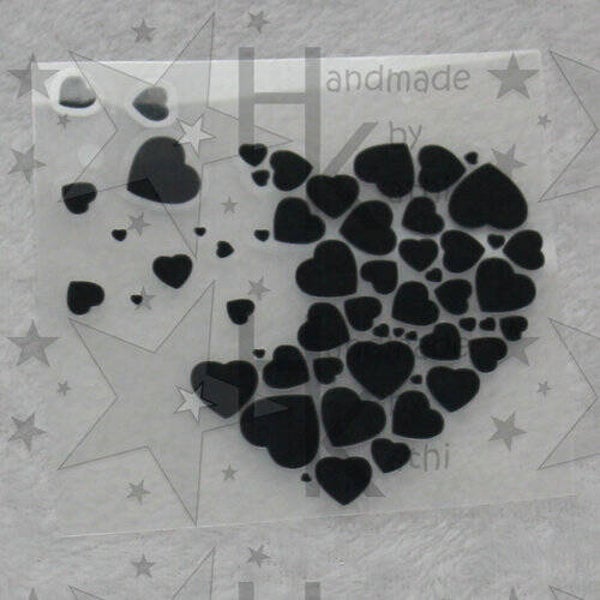 Bügelbild - Explodierendes Herz