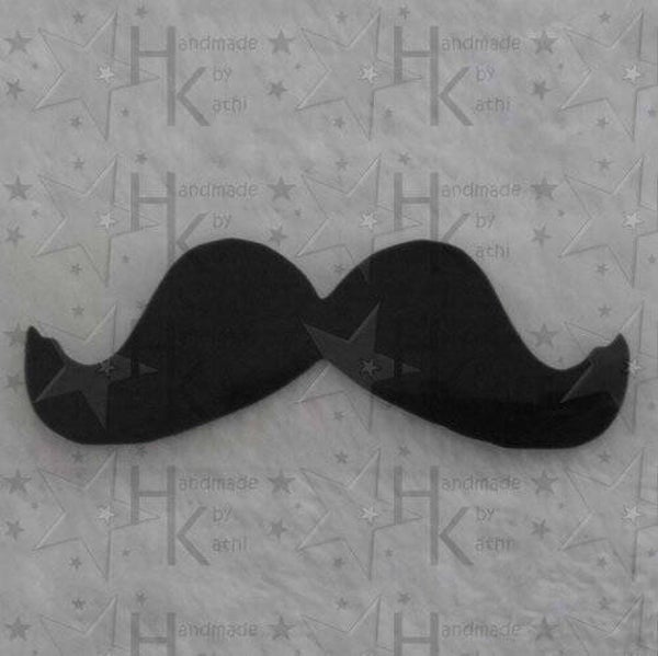 Bügelbild - Schnurrbart / Schnäuzer