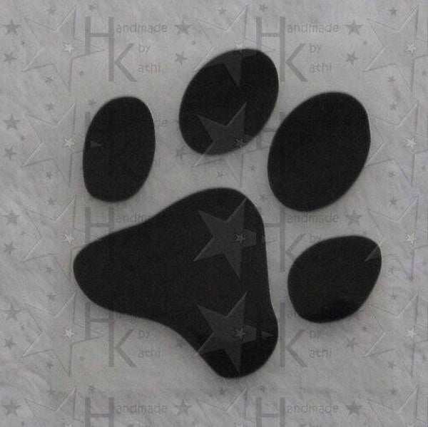 Bügelbild - Pfote / Tatze