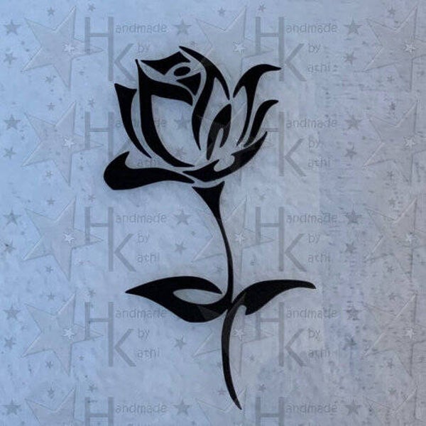 Bügelbild - Edle Rose / Blume