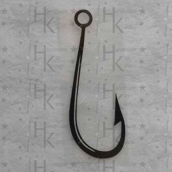 Bügelbild - Angelhaken / Haken