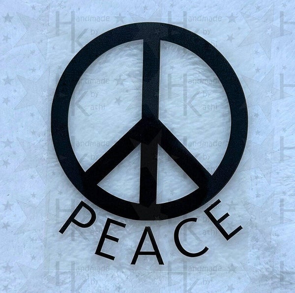 Bügelbild - PEACE | Frieden