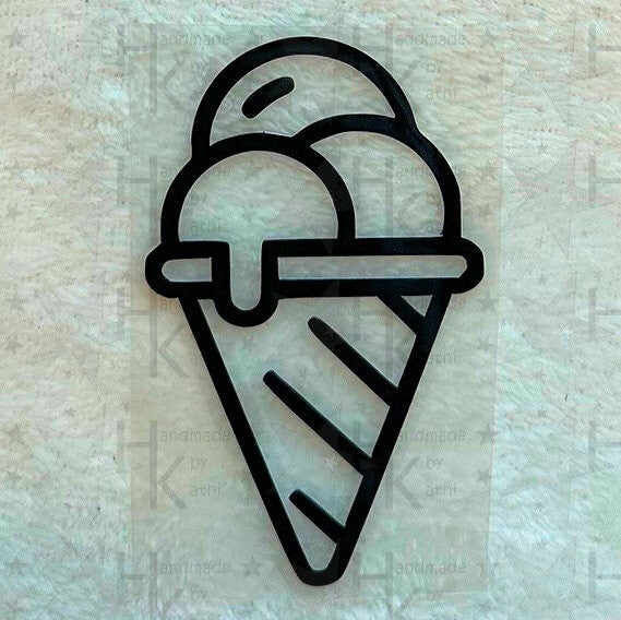 Bügelbild - Eis | Eistüte | Sommer