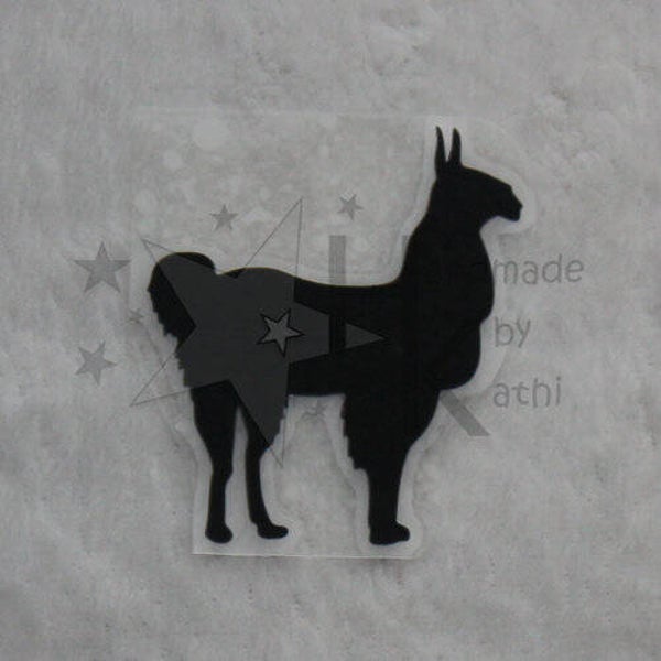 Bügelbild - Alpaka / Lama