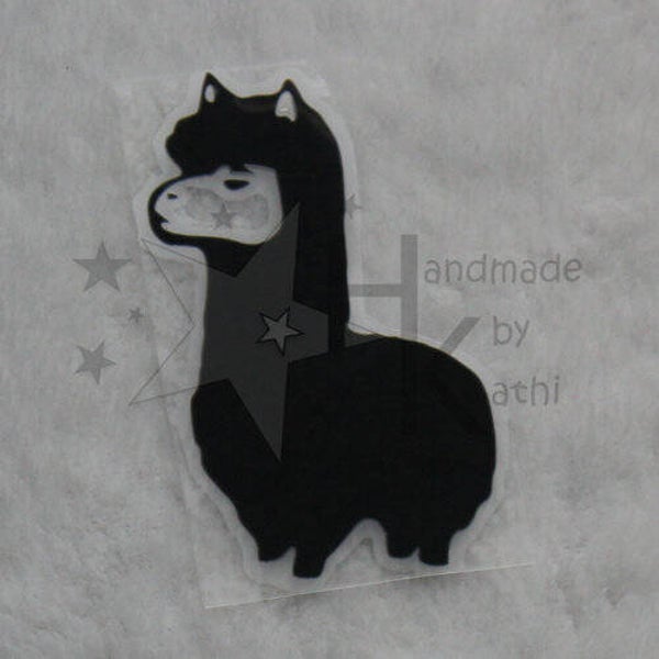 Bügelbild - Alpaka / Lama