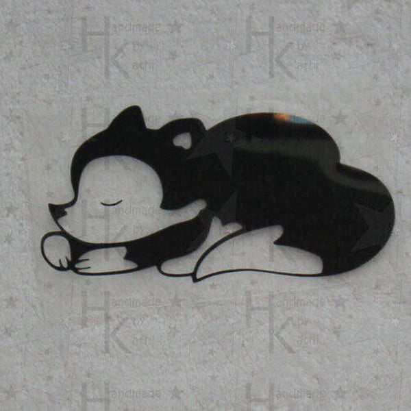 Bügelbild - schlafender Fuchs