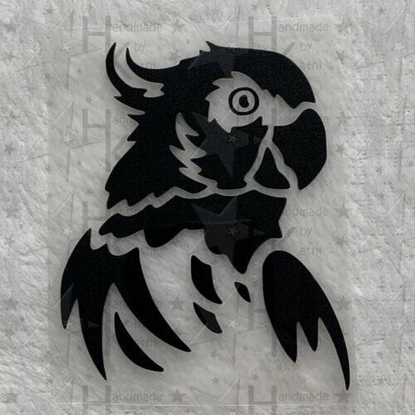 Bügelbild - Papagei / Ara