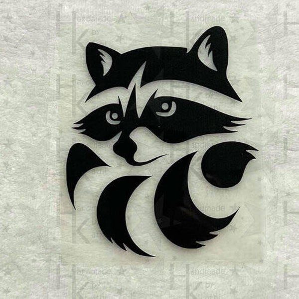 Bügelbild - Waschbär