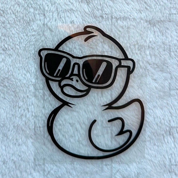 Bügelbild - Coole Ente | Sonnenbrille