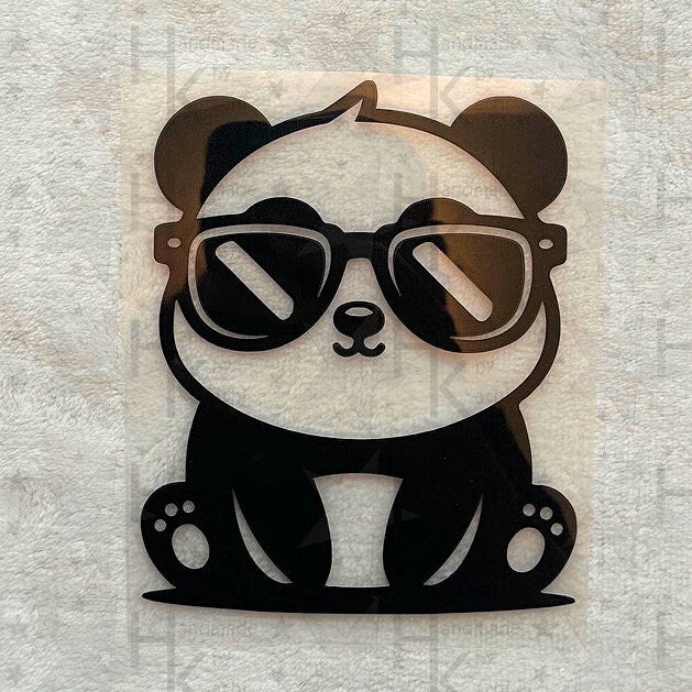Bügelbild - Cooler Panda | Bär | Sonnebrille