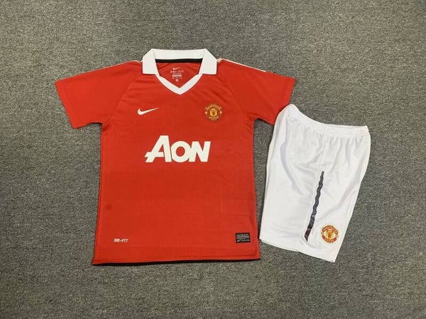 MANCHESTER UNITED 2010-2011 RÉTRO KIT KIDS